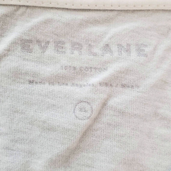 Everlane White Men's V-Neck Short Sleeve T-Shirt XL - Picture 3 of 3
